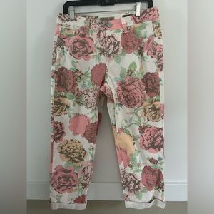 Nine West Vintage America - Vintage Boho Crop Floral Jean
